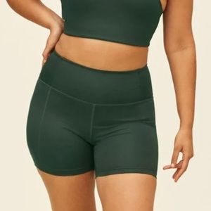 Girlfriend Collective high rise run short